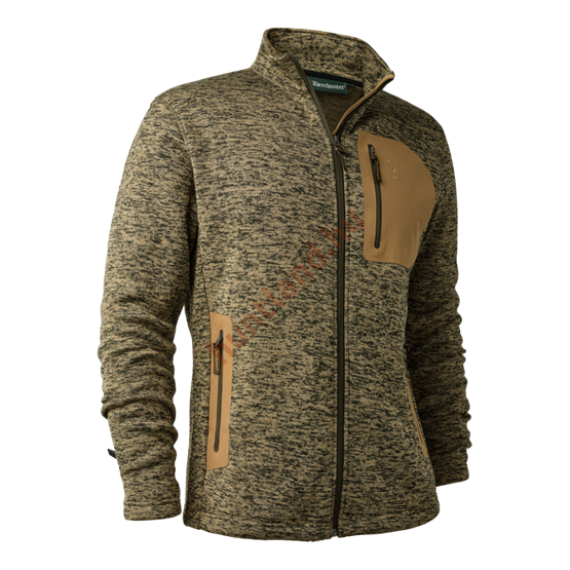 Deerhunter Sarek kötött fleece kabát , butternut melange szín