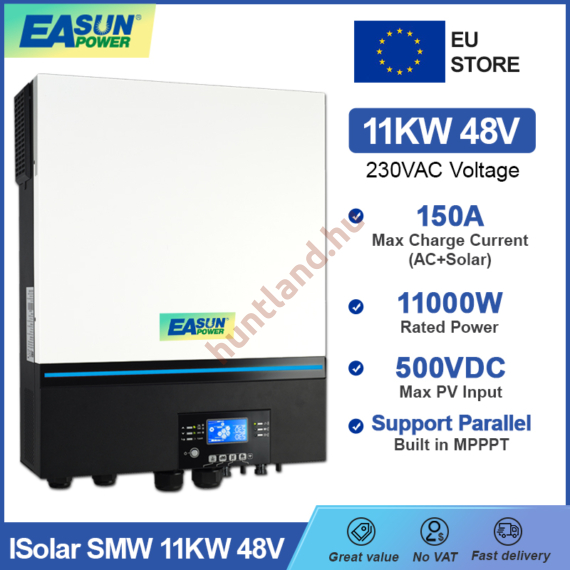 EASUN Power Isolar SMW 11 kW Hibrid napelemes MPPT inverter